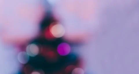 Christmas Tree Bokeh Stock Photos