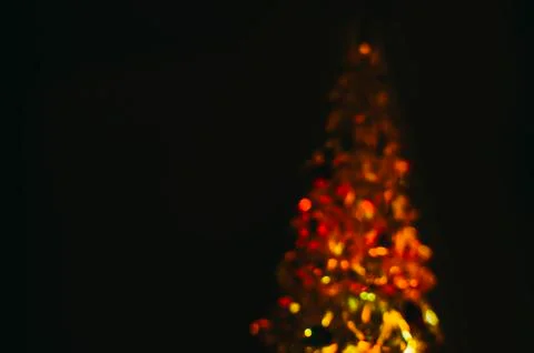 Christmas Tree Bokeh Stock Photos