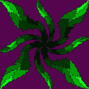 Christmas tree branches Stock Illustration