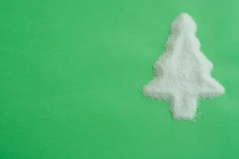 Christmas tree branches with snow. Winter holidays Stock Photos