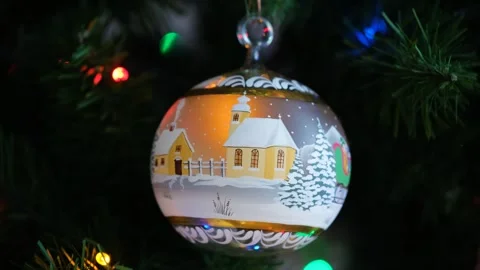 Christmas-tree-bright Stock Footage 296361920