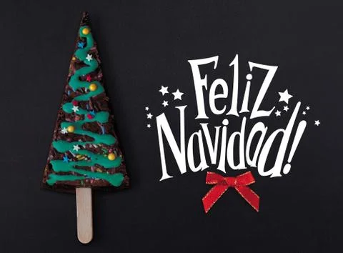 Christmas tree cake Foto stock