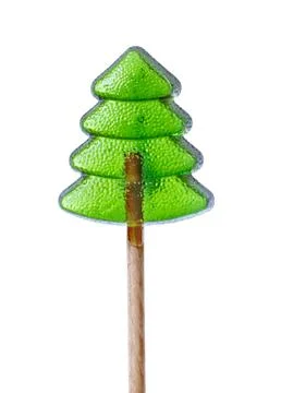 Christmas tree candy Stock Photos