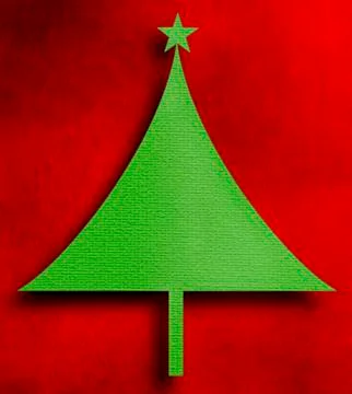 Christmas tree canvas background texture Stock Illustration