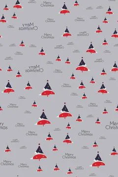 Christmas tree. Card. Pattern. Illustration. Stock Illustration