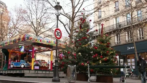 Christmas tree at city square. Stock Footage 69223736
