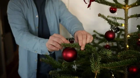 Christmas Tree cleanup Stock-Footage 296846123