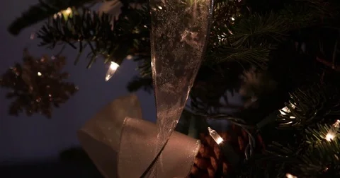 Christmas Tree Close Up Stock Footage 83100570