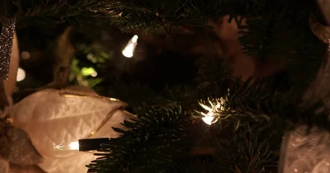 Christmas Tree Close Up Stock Footage 83100766