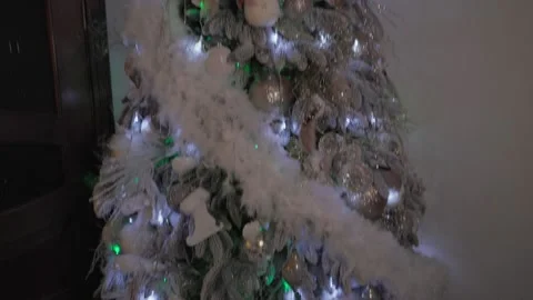 Christmas tree close up Stock Footage 172260783