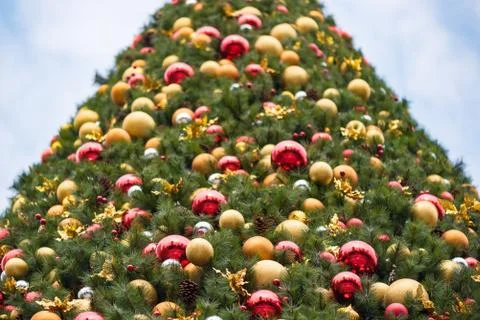 Christmas tree close-up Stock-Fotos
