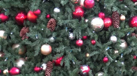 Christmas Tree Closeup 1 Stockbeeldmateriaal 10681936