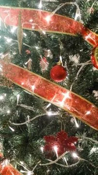 Christmas Tree Closeup Stock Photos