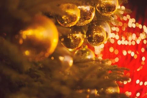 Christmas Tree Closeup Stock Photos