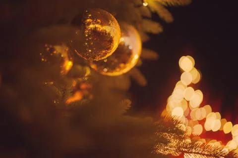 Christmas Tree Closeup Stock Photos