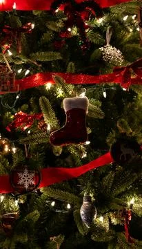 Christmas Tree Closeup Stock Photos