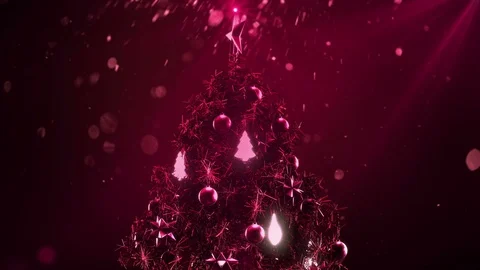 Christmas Tree color 2 Stock Footage 97939508