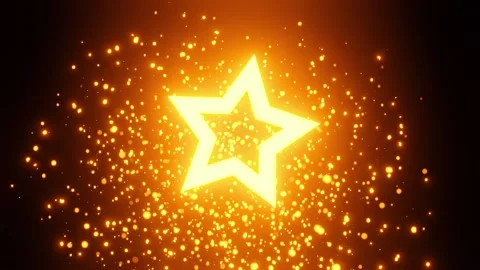 Christmas tree is created from glowing particles, new year, on a black Stock Footage 143575124