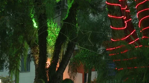 Christmas tree decor 库存影片 56704325