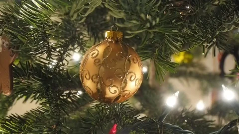 Christmas Tree Decor Stock Footage 83334157