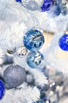 Christmas tree decor Stock Photos