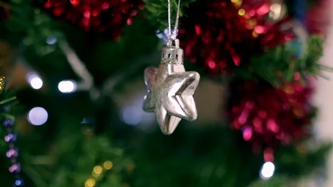 Christmas tree decoration 15 Stock Footage 80990894