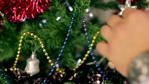 Christmas tree decoration 18 Stock Footage 80990933