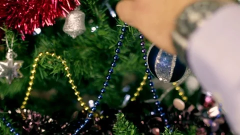 Christmas tree decoration 8 Stock Footage 80990808