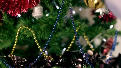 Christmas tree decoration 9 Stock Footage 80990826