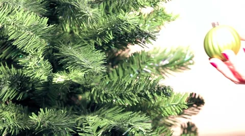 Christmas tree decoration Stock-Footage 45426345