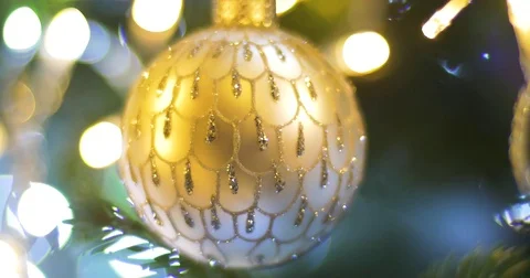 Christmas Tree Decoration Stock Footage 83901377