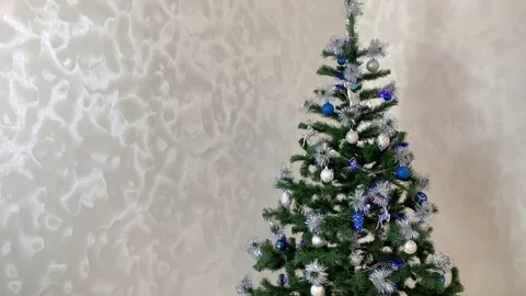 Christmas tree decoration Stock Footage 120450431