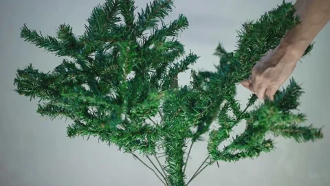 Christmas tree decoration 스톡 동영상 145850476
