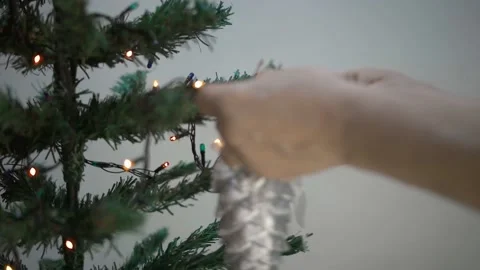 Christmas tree decoration Stockbeeldmateriaal 145850521