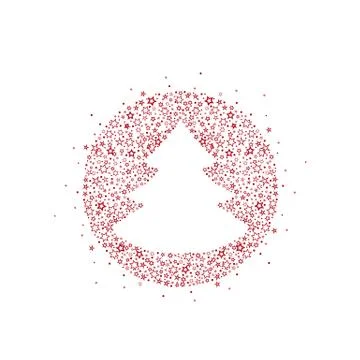Christmas tree decoration Stock Illustration