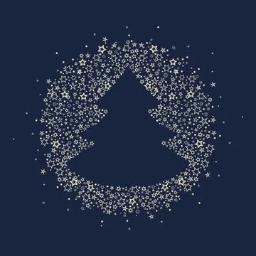 Christmas tree decoration Stock Illustration