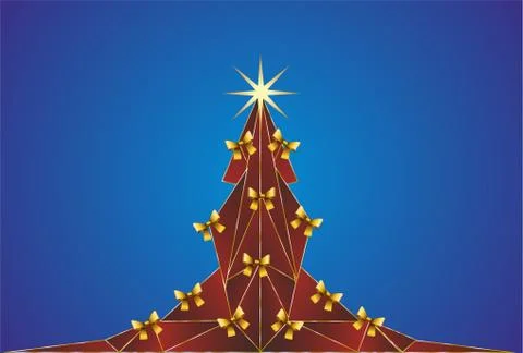 Christmas tree decoration Stock Illustration