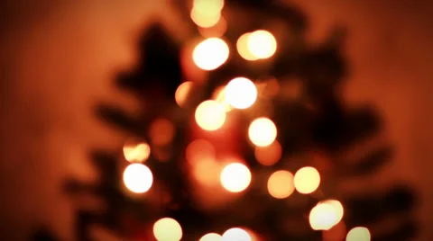 CHRISTMAS TREE DECORATION PANORAMIC Stock Footage 33292647