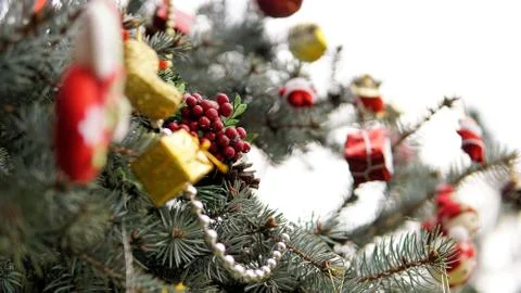 Christmas tree decoration Stock-Fotos