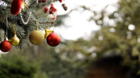 Christmas tree decoration Stock-Fotos