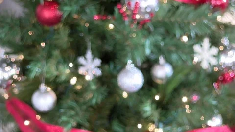 Christmas Tree Decorations Blur Zoom 1 動画素材 83323760