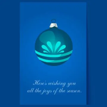 Christmas Tree Decorations. Bright Vector Stock Illustration