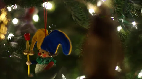 Christmas tree decorations Stock Footage 36738536