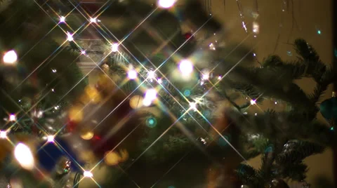 Christmas tree decorations Stock Footage 36739658