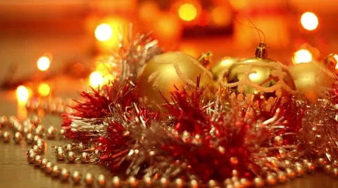 Christmas tree decorations Stock Footage 55665062