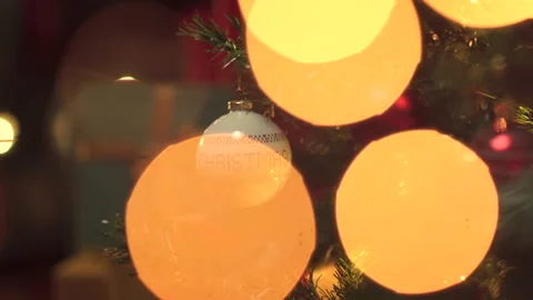 Christmas tree decorations Stock Footage 143847138