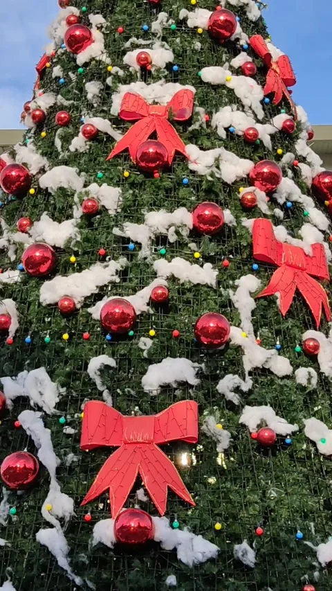 Christmas Tree Decorations Stock Footage 145717677