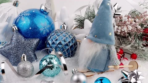 Christmas tree decorations. Stock Footage 226778225