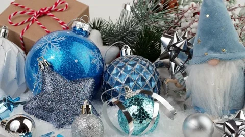Christmas tree decorations. Stock Footage 226788145