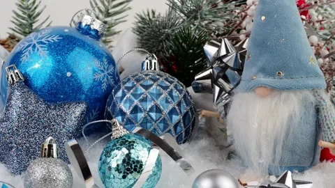 Christmas tree decorations. Stock Footage 226788154